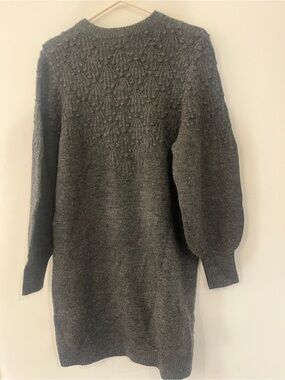 RW&CO. Charcoal Gray Crewneck Knit Dress